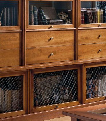 Librería colonial Arosa, detalle