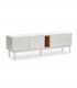 Mueble TV de diseño Corvo, crema