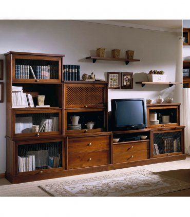 Estantería TV colonial Drau, salón