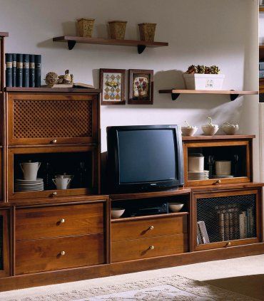 Estantería TV colonial Drau