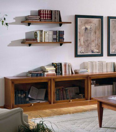 Modular salón TV colonial Solden, detalle