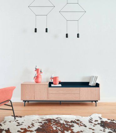 Mueble TV en roble Valley