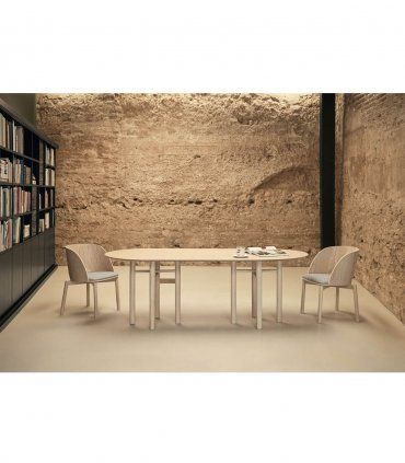 Mesa de comedor ovalada Junco