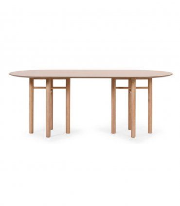 Mesa de comedor ovalada Junco
