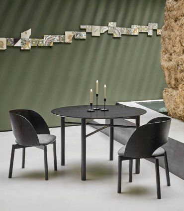 Mesa de comedor redonda Junco