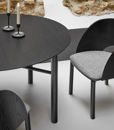 Mesa de comedor redonda Junco