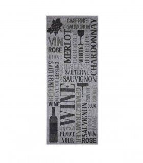 Alfombra para cocina gris Kitchen wine