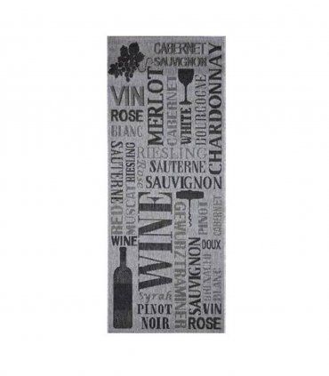 Alfombra para cocina gris Kitchen wine