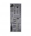 Alfombra para cocina gris Kitchen wine