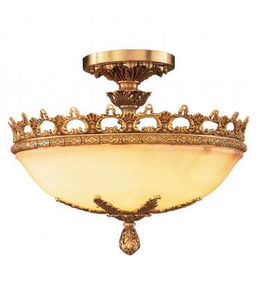 Plafón bronce y alabastro 18897 de Mariner