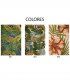 Alfombra Tropical, colores