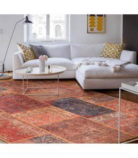 Alfombra patchwork contemporánea Antolian
