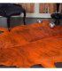 Alfombra de piel naranja Caribe
