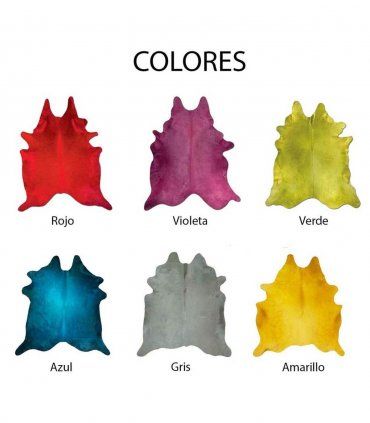 Alfombra piel, colores a elegir