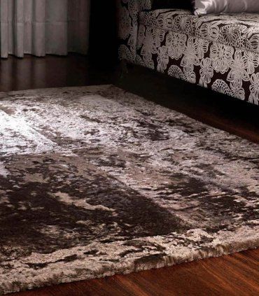 Alfombra de piel de cordero Curly