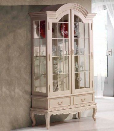 Vitrina Vintage Blanca Charis