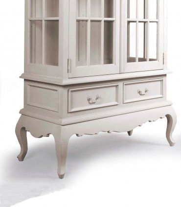 Vitrina Vintage Blanca Charis, detalle