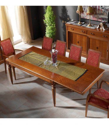 Mesa de comedor clásica Electra