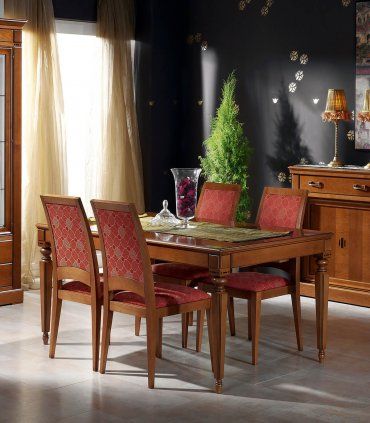 Mesa de comedor clásica Electra