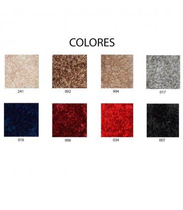 Muestras de colores a elegir