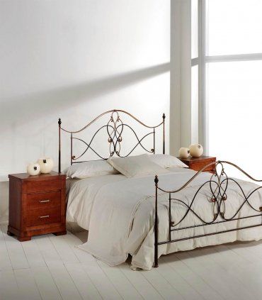 Mesita de Cerezo Morena, dormitorio