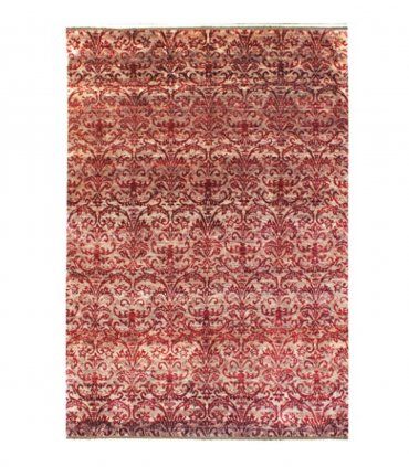 Alfombra de seda Damsk color 310
