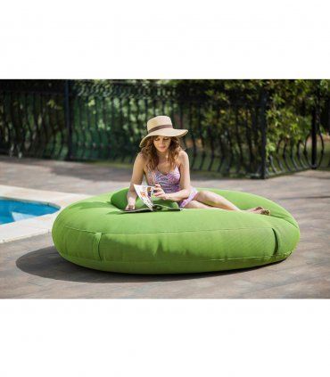 Puff cama redondo para jardín Palmas