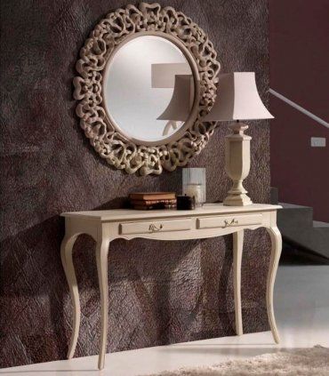 Consola Vintage Blanca Kalesi