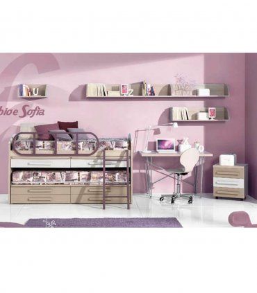 Habitación juvenil moderna Natan
