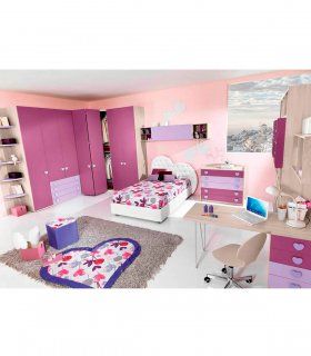 Dormitorio juvenil moderno Loria