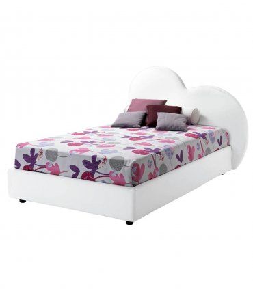 Cama juvenil tapizada Loria