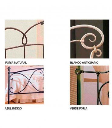 Perchero de Forja Dubois, acabados