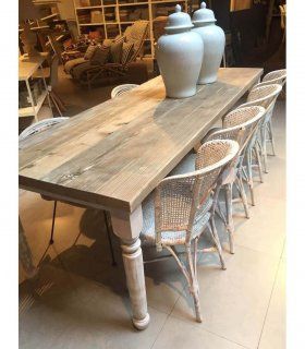 Mesa rústica de comedor Paranel