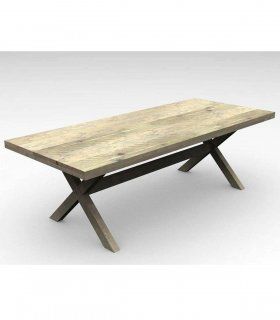 Mesa rústica de comedor Alame