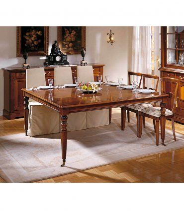 Mesa de comedor clásica Ícaro