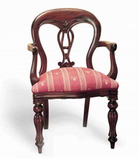 Sillón clásico de caoba Violin