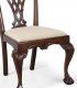 Silla clásica Chippendale Stuart, detalle