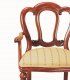 Sillón clásico de caoba Almirante, detalle