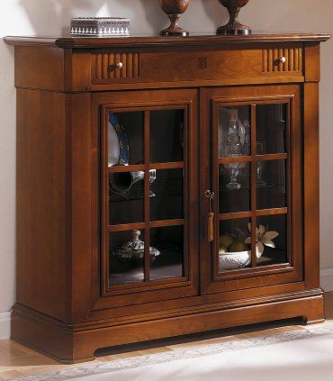 Vitrina 2 puertas y 1 cajón Ícaro