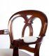 Sillón clásico de caoba Oval, detalle