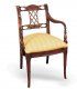 Sillón clásico de caoba Satin