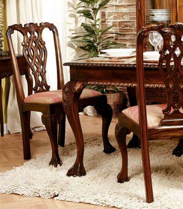 Sillón clásico Chippendale Stuart, comedor