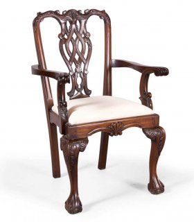 Sillón clásico Chippendale Stuart