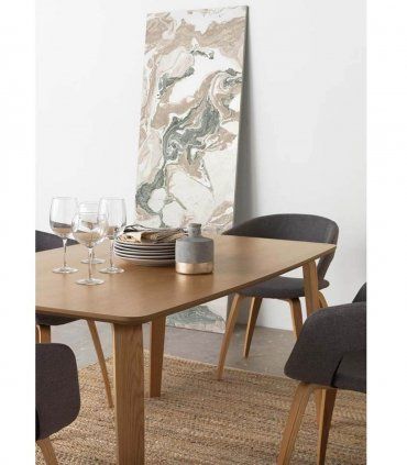 Mesa de comedor nórdica Ernest