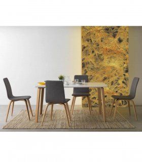 Silla de comedor nórdica Guzman