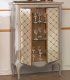 Mueble bar decorado rombos marfil