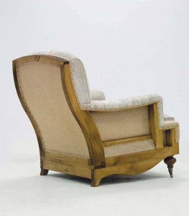 Butaca vintage con ruedas Aliena