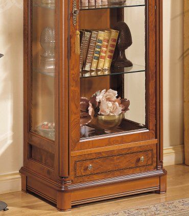 Vitrina pequeña clásica olivato Casandra