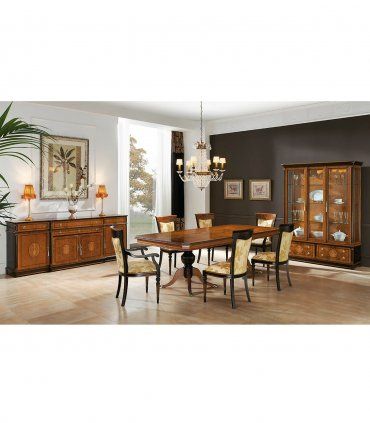 Mesa comedor rectangular clásica olivato Casandra