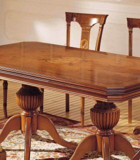 Mesa comedor rectangular clásica olivato Casandra